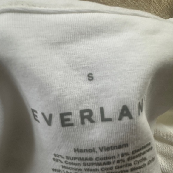 Everlane White Women's Halter Top - Picture 4 of 4